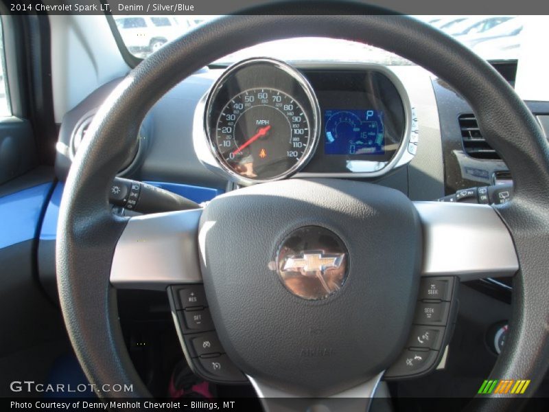 Denim / Silver/Blue 2014 Chevrolet Spark LT