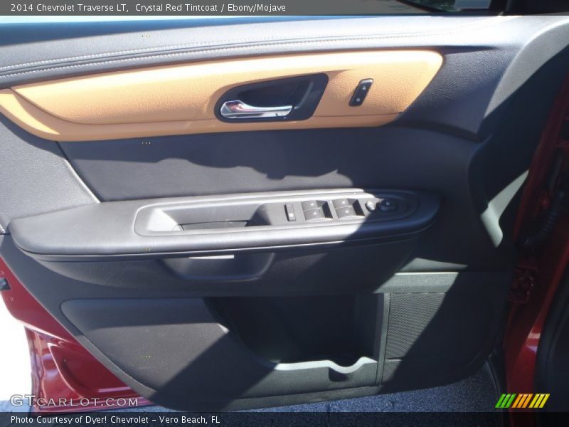 Crystal Red Tintcoat / Ebony/Mojave 2014 Chevrolet Traverse LT