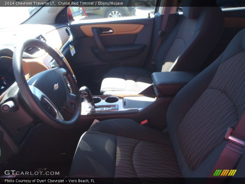 Crystal Red Tintcoat / Ebony/Mojave 2014 Chevrolet Traverse LT