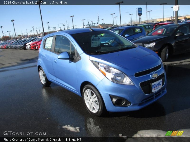 Denim / Silver/Blue 2014 Chevrolet Spark LS