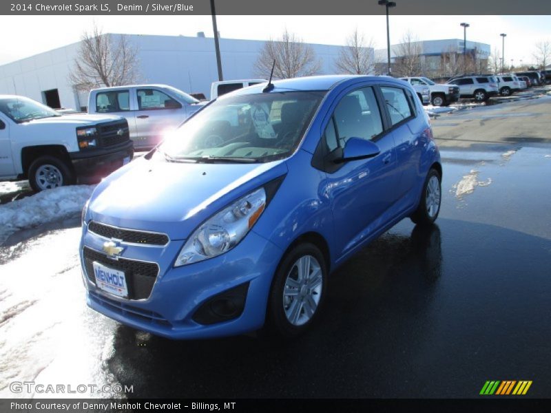 Denim / Silver/Blue 2014 Chevrolet Spark LS
