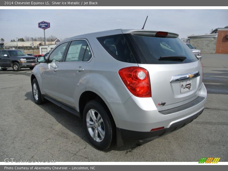Silver Ice Metallic / Jet Black 2014 Chevrolet Equinox LS