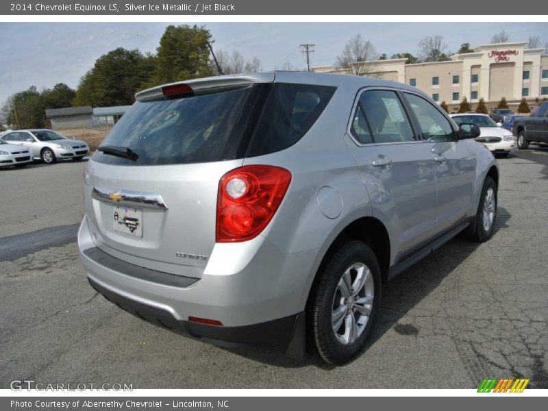 Silver Ice Metallic / Jet Black 2014 Chevrolet Equinox LS
