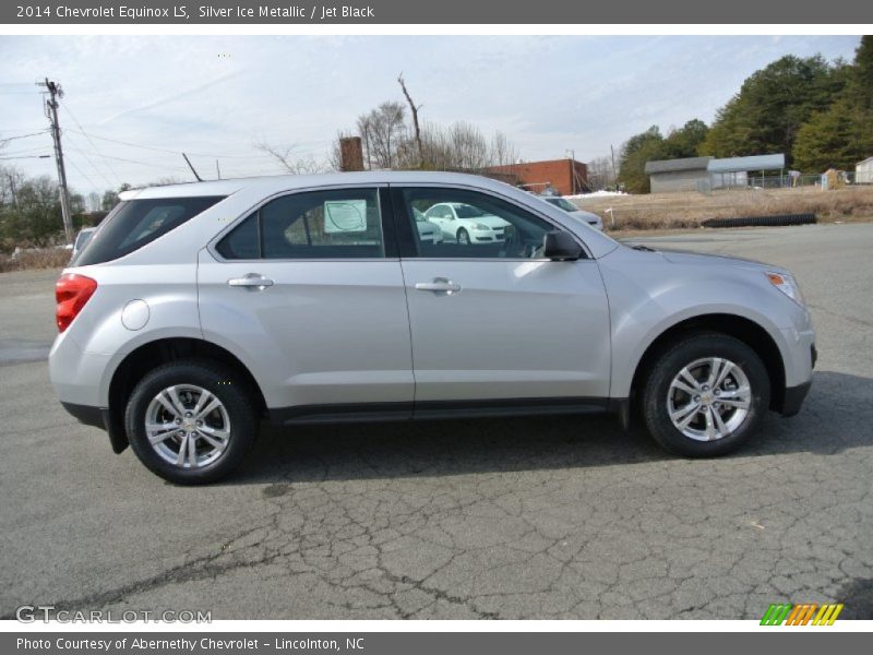 Silver Ice Metallic / Jet Black 2014 Chevrolet Equinox LS