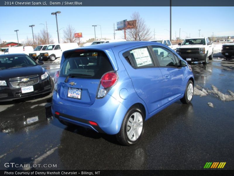 Denim / Silver/Blue 2014 Chevrolet Spark LS