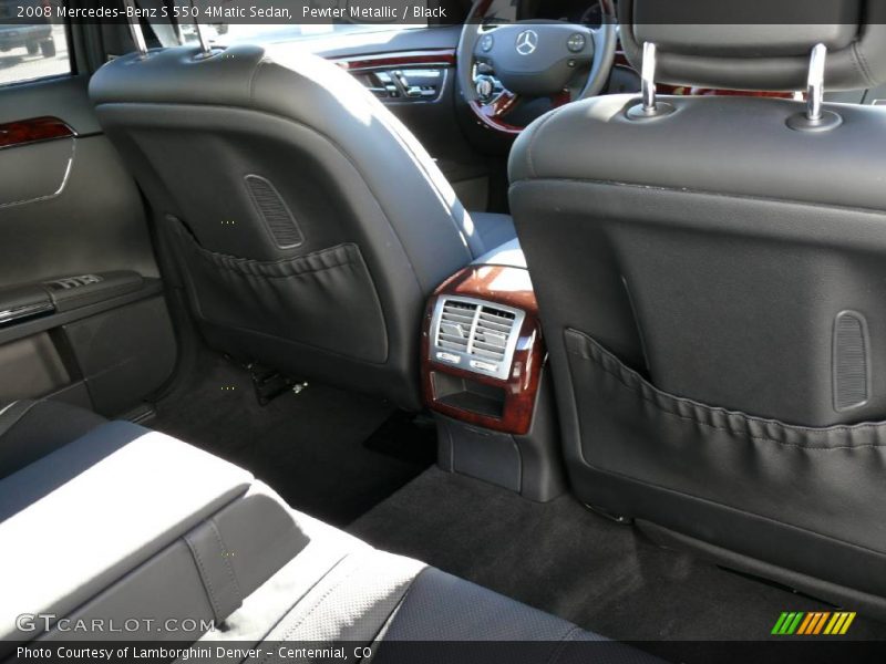 Pewter Metallic / Black 2008 Mercedes-Benz S 550 4Matic Sedan