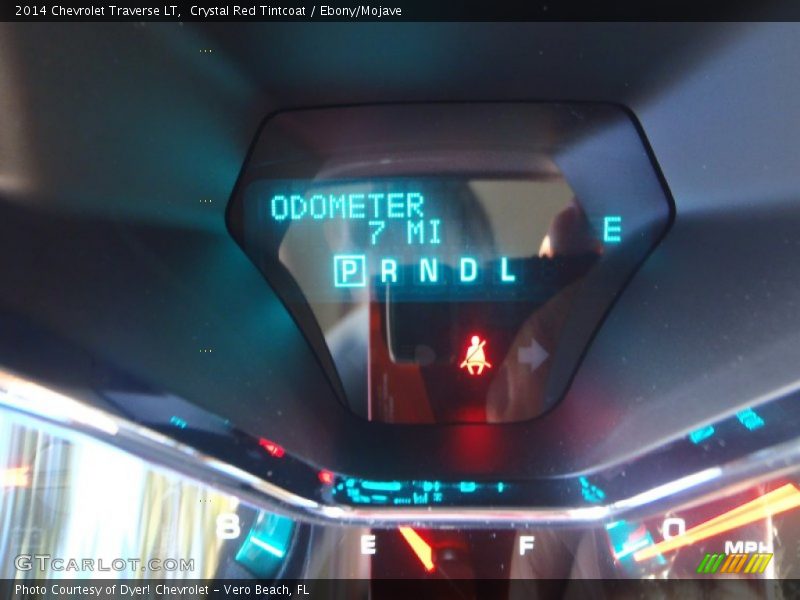 Crystal Red Tintcoat / Ebony/Mojave 2014 Chevrolet Traverse LT