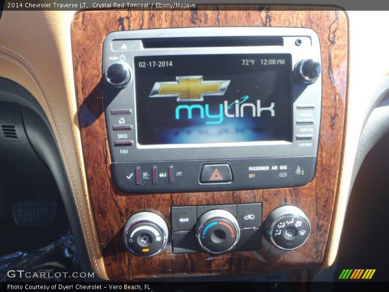 Crystal Red Tintcoat / Ebony/Mojave 2014 Chevrolet Traverse LT