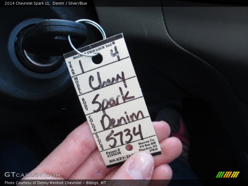 Denim / Silver/Blue 2014 Chevrolet Spark LS