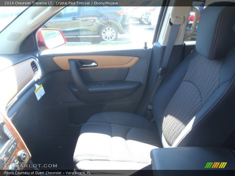 Crystal Red Tintcoat / Ebony/Mojave 2014 Chevrolet Traverse LT
