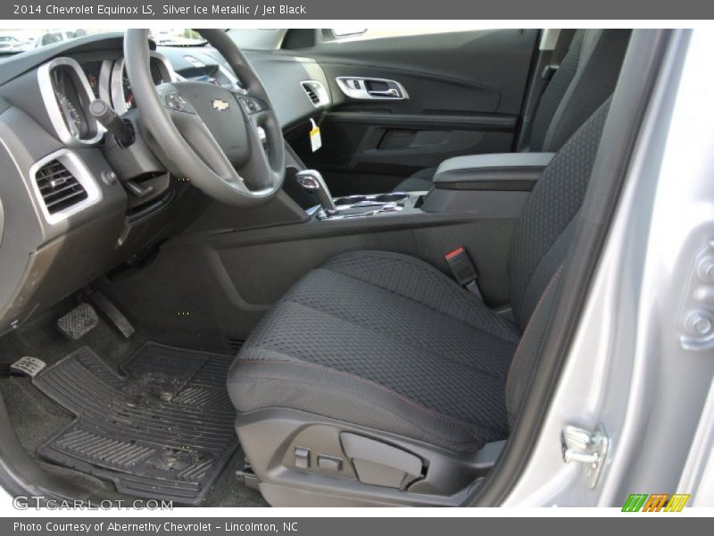 Silver Ice Metallic / Jet Black 2014 Chevrolet Equinox LS