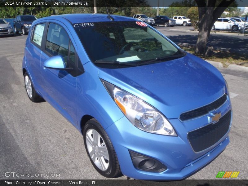 Denim / Silver/Blue 2014 Chevrolet Spark LT