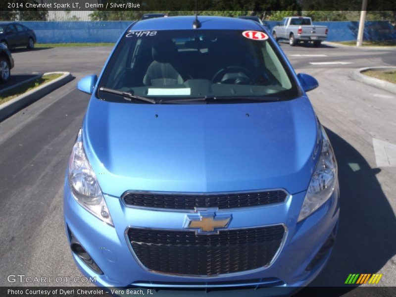 Denim / Silver/Blue 2014 Chevrolet Spark LT