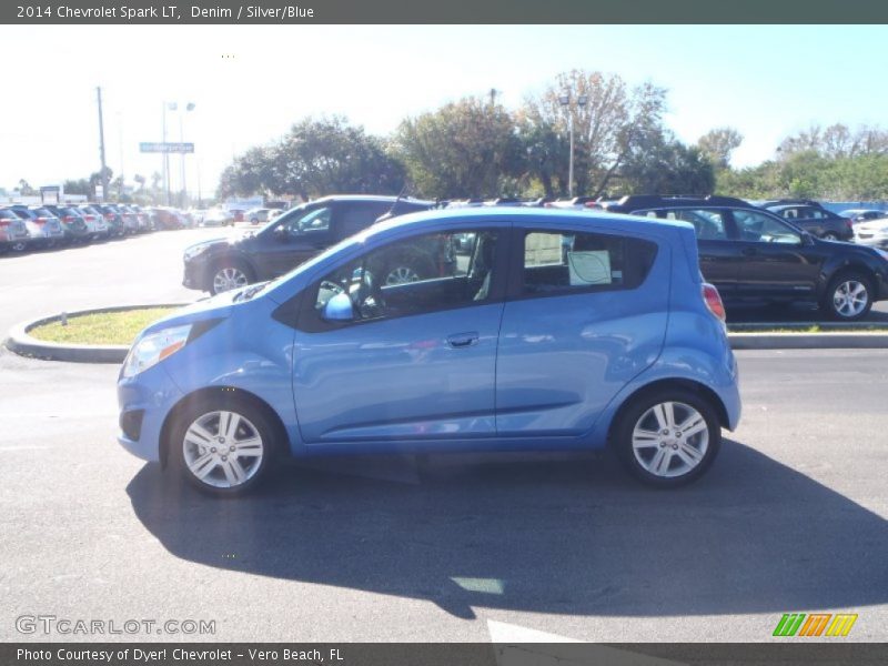 Denim / Silver/Blue 2014 Chevrolet Spark LT