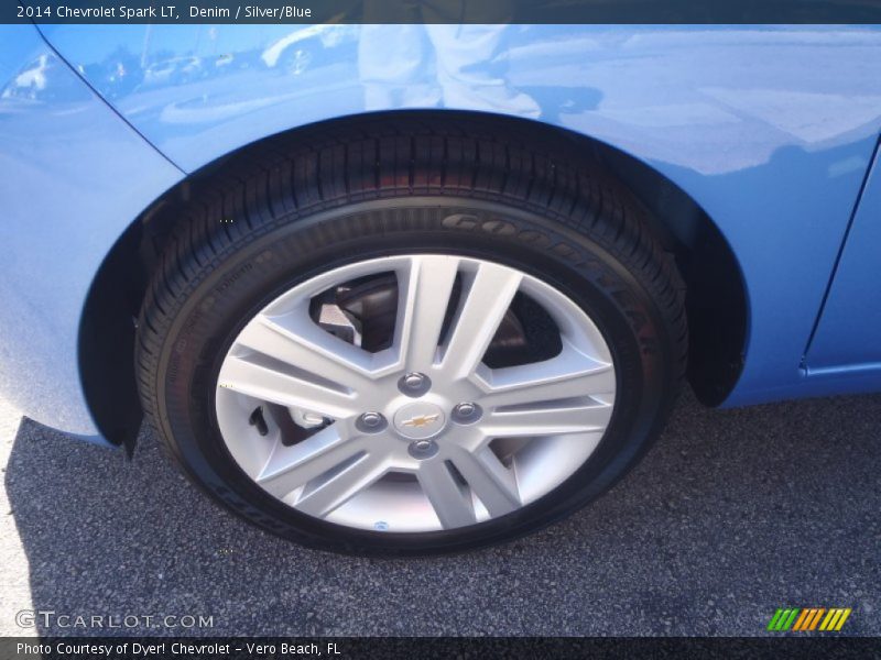 Denim / Silver/Blue 2014 Chevrolet Spark LT