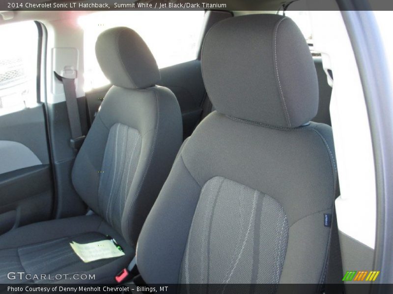 Summit White / Jet Black/Dark Titanium 2014 Chevrolet Sonic LT Hatchback