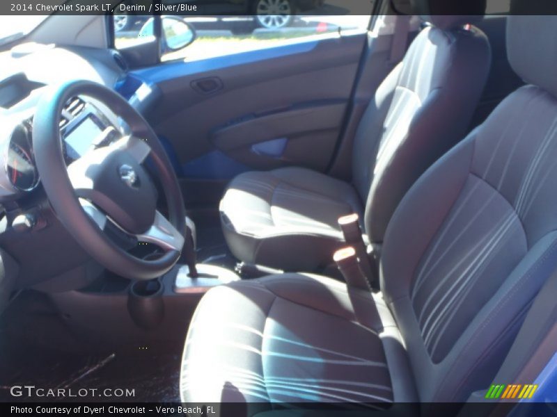 Denim / Silver/Blue 2014 Chevrolet Spark LT
