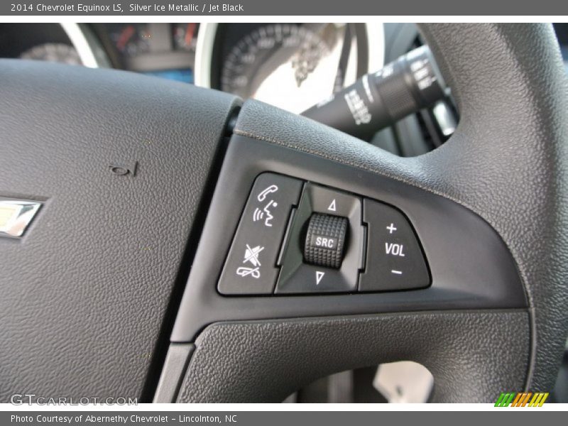 Silver Ice Metallic / Jet Black 2014 Chevrolet Equinox LS