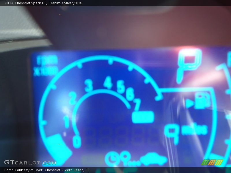 Denim / Silver/Blue 2014 Chevrolet Spark LT