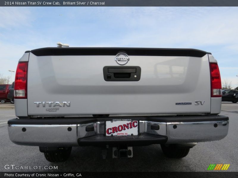 Brilliant Silver / Charcoal 2014 Nissan Titan SV Crew Cab