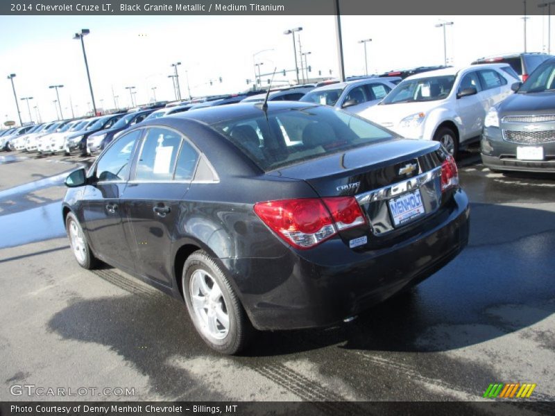 Black Granite Metallic / Medium Titanium 2014 Chevrolet Cruze LT