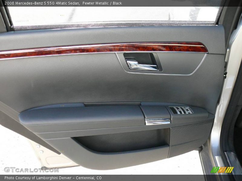 Pewter Metallic / Black 2008 Mercedes-Benz S 550 4Matic Sedan