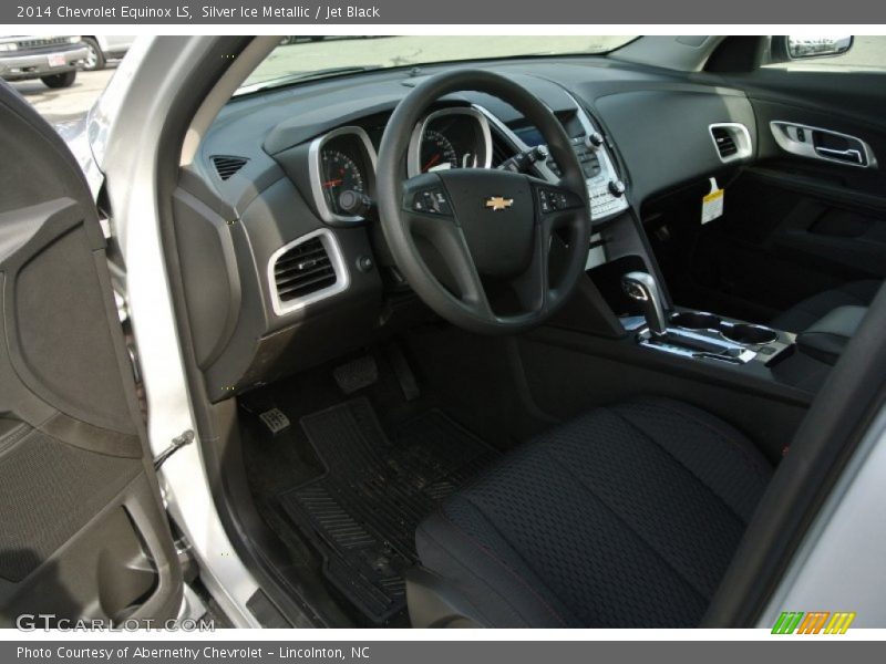 Silver Ice Metallic / Jet Black 2014 Chevrolet Equinox LS