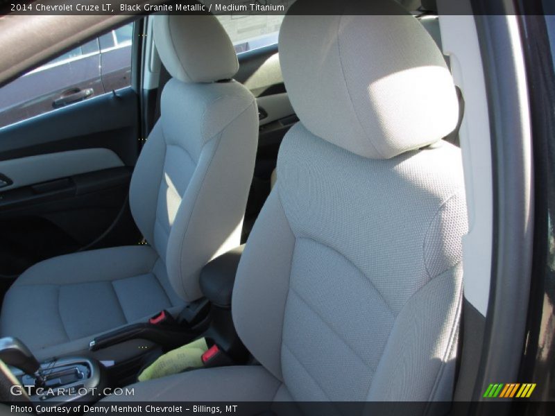 Black Granite Metallic / Medium Titanium 2014 Chevrolet Cruze LT