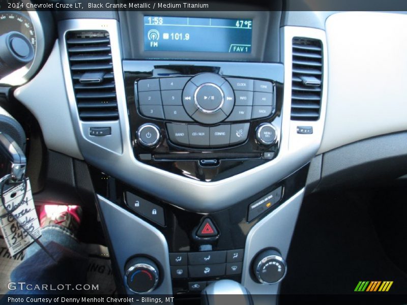 Black Granite Metallic / Medium Titanium 2014 Chevrolet Cruze LT