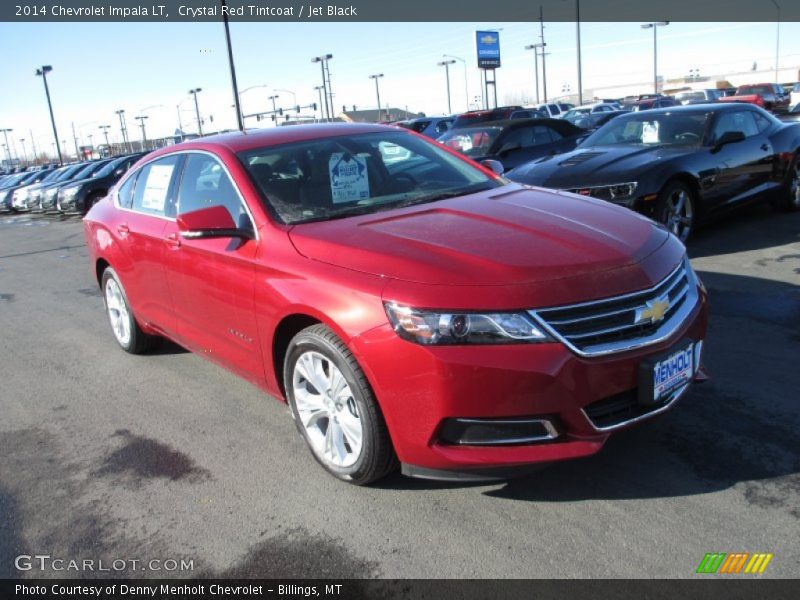 Crystal Red Tintcoat / Jet Black 2014 Chevrolet Impala LT