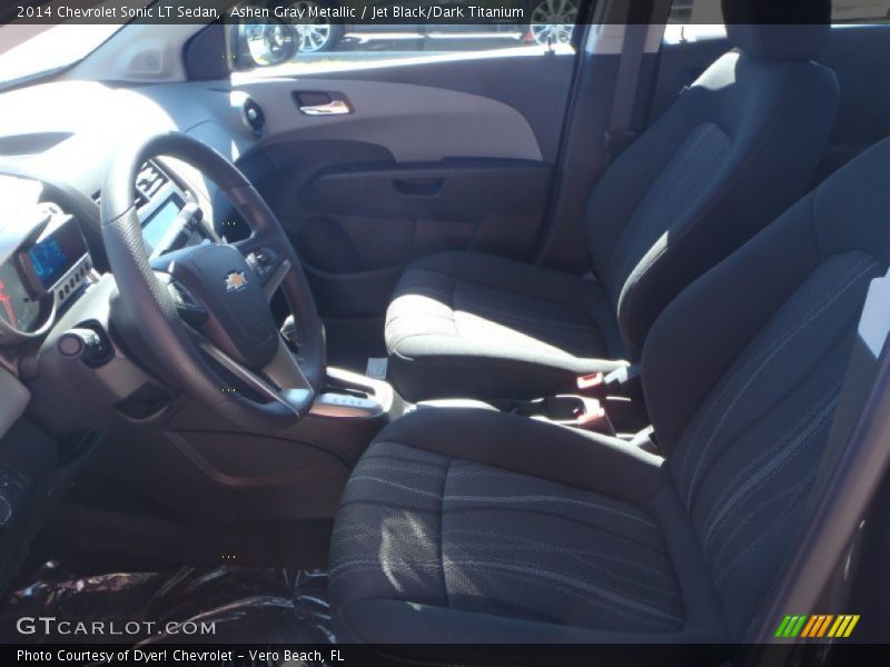 Ashen Gray Metallic / Jet Black/Dark Titanium 2014 Chevrolet Sonic LT Sedan