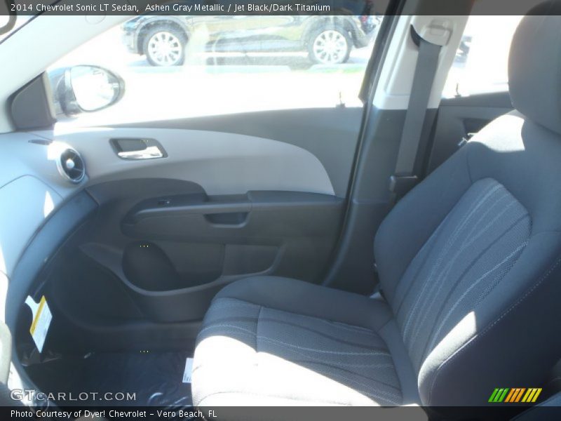 Ashen Gray Metallic / Jet Black/Dark Titanium 2014 Chevrolet Sonic LT Sedan