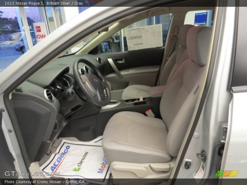 Brilliant Silver / Gray 2013 Nissan Rogue S