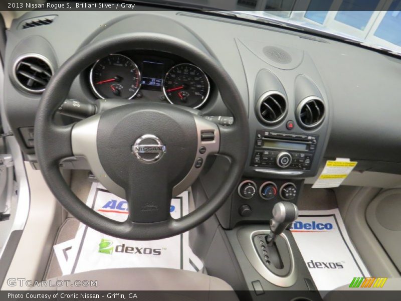 Brilliant Silver / Gray 2013 Nissan Rogue S