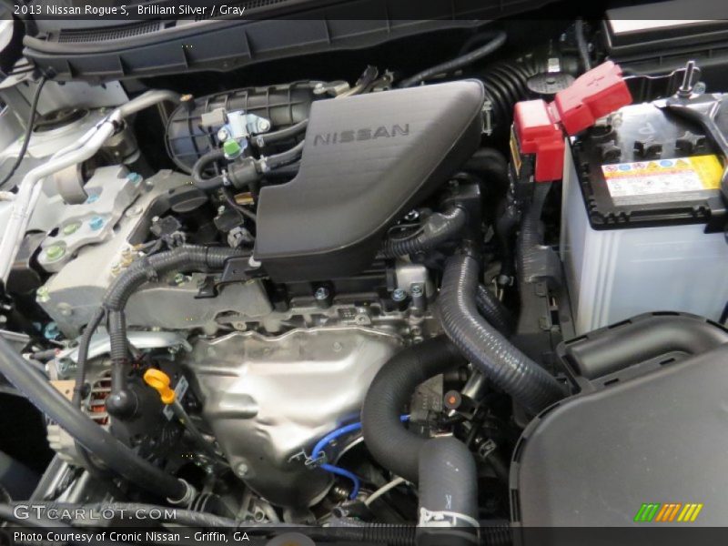 Brilliant Silver / Gray 2013 Nissan Rogue S