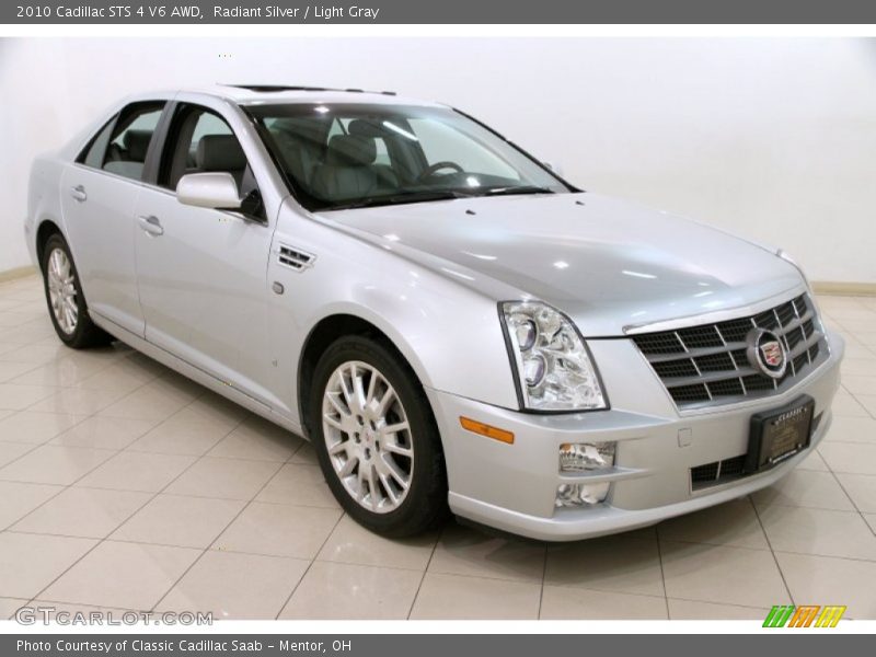 Radiant Silver / Light Gray 2010 Cadillac STS 4 V6 AWD