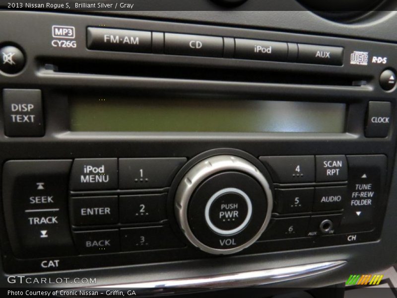 Brilliant Silver / Gray 2013 Nissan Rogue S