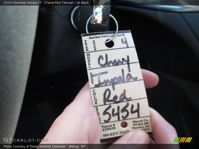 Crystal Red Tintcoat / Jet Black 2014 Chevrolet Impala LT
