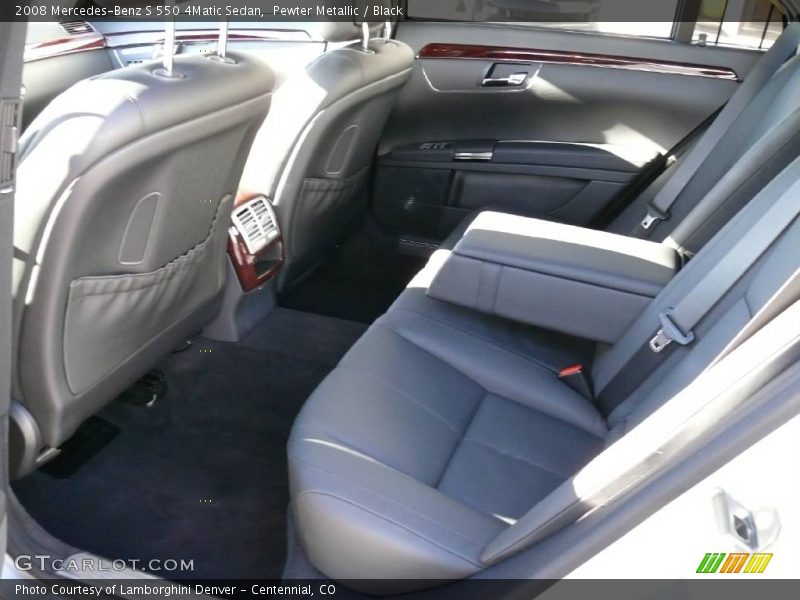 Pewter Metallic / Black 2008 Mercedes-Benz S 550 4Matic Sedan