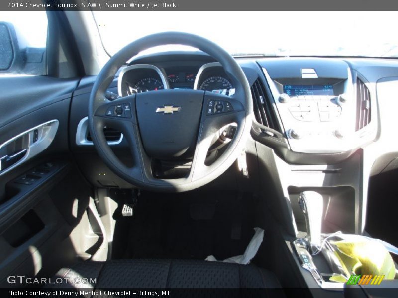 Summit White / Jet Black 2014 Chevrolet Equinox LS AWD