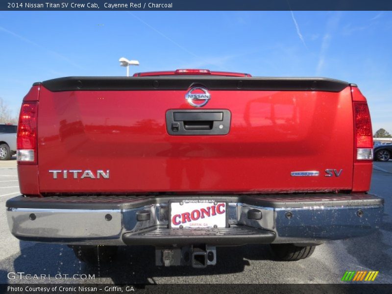 Cayenne Red / Charcoal 2014 Nissan Titan SV Crew Cab