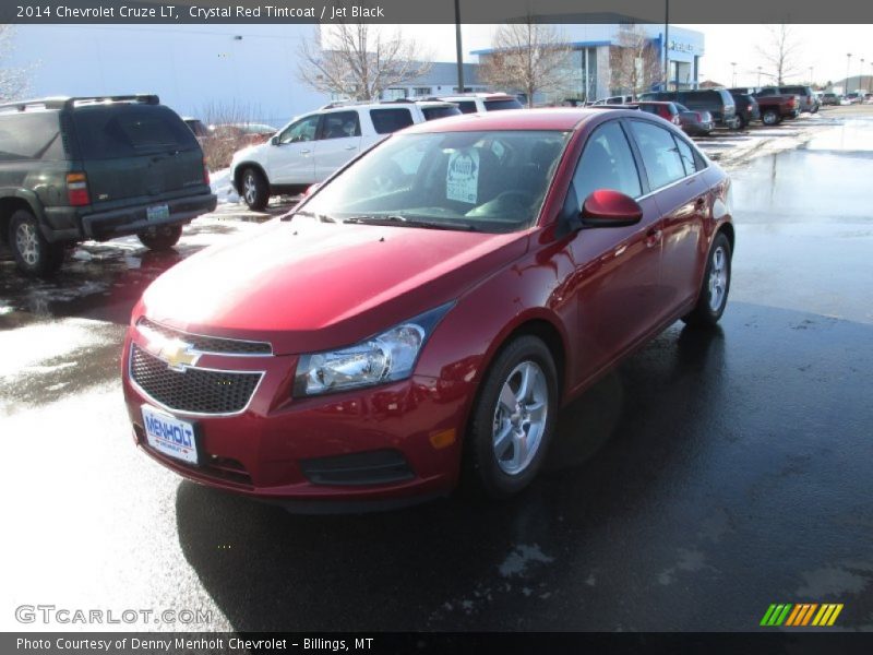 Crystal Red Tintcoat / Jet Black 2014 Chevrolet Cruze LT