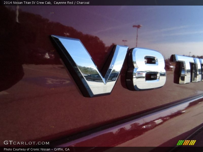 Cayenne Red / Charcoal 2014 Nissan Titan SV Crew Cab