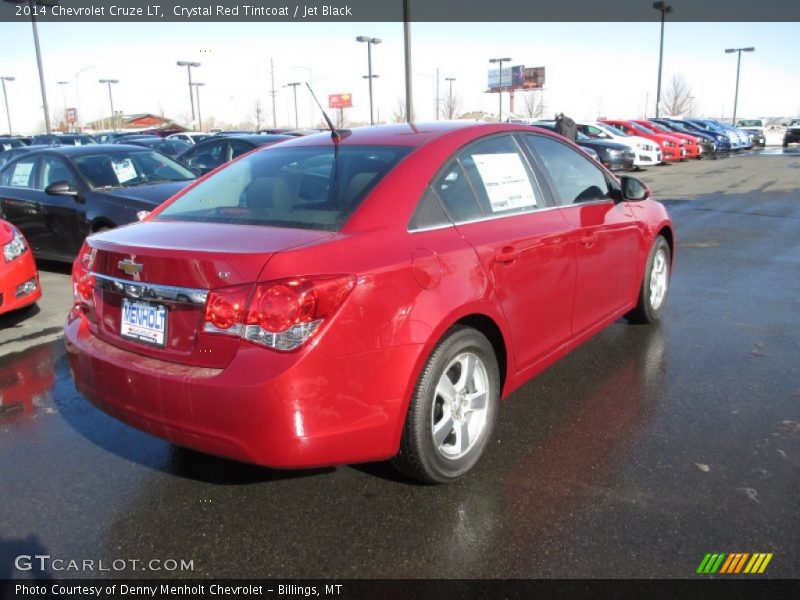Crystal Red Tintcoat / Jet Black 2014 Chevrolet Cruze LT