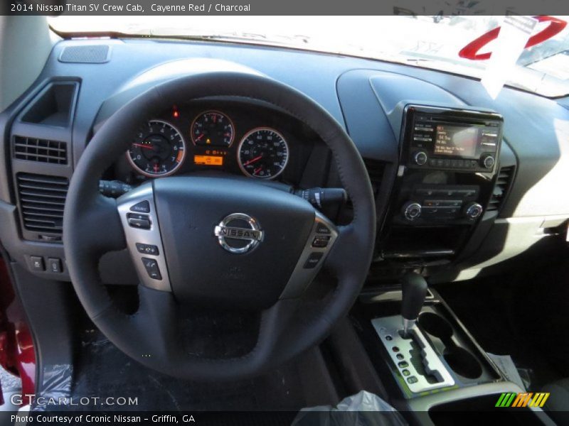 Cayenne Red / Charcoal 2014 Nissan Titan SV Crew Cab