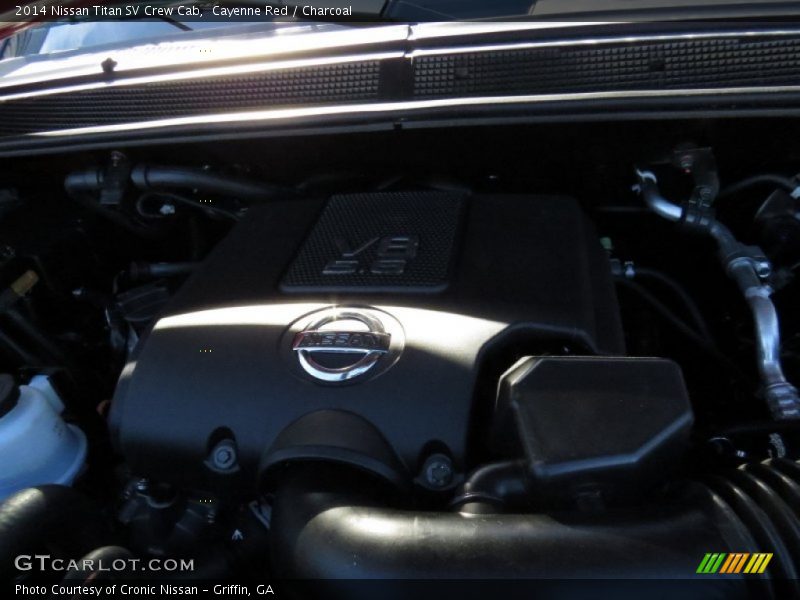 Cayenne Red / Charcoal 2014 Nissan Titan SV Crew Cab