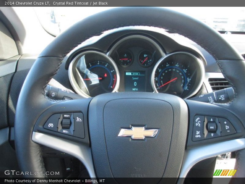 Crystal Red Tintcoat / Jet Black 2014 Chevrolet Cruze LT