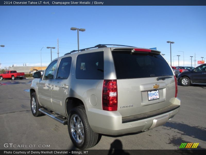 Champagne Silver Metallic / Ebony 2014 Chevrolet Tahoe LT 4x4