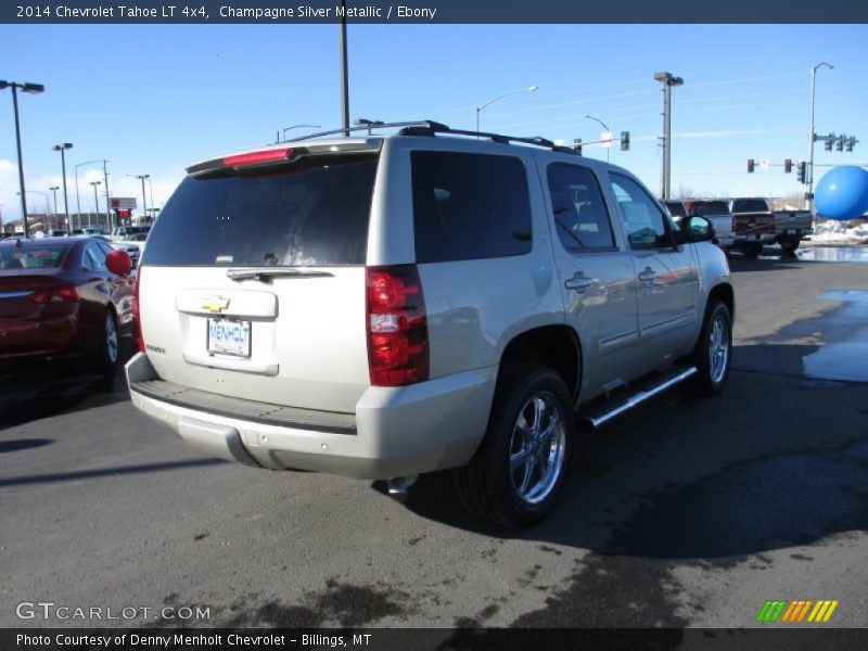 Champagne Silver Metallic / Ebony 2014 Chevrolet Tahoe LT 4x4