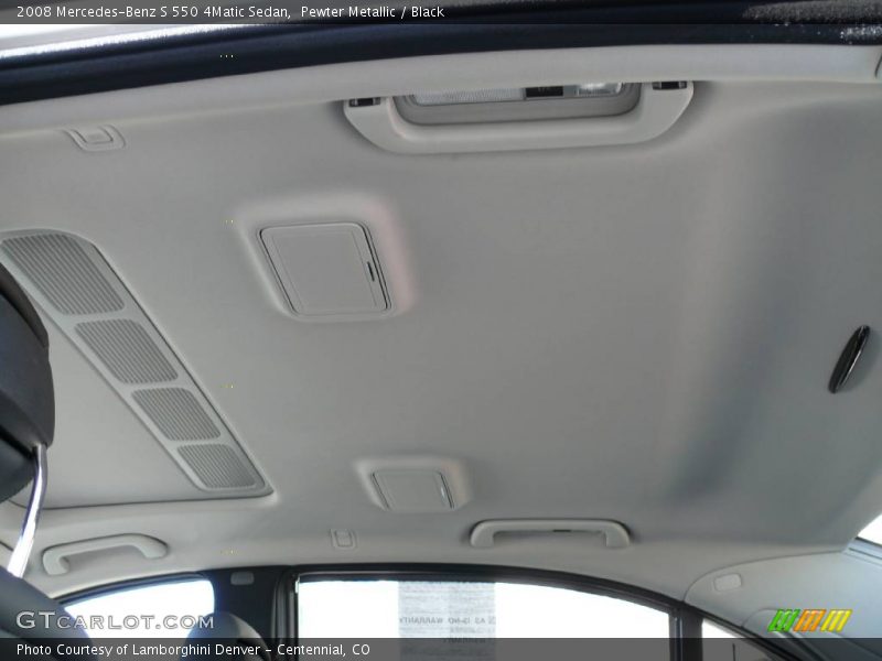 Pewter Metallic / Black 2008 Mercedes-Benz S 550 4Matic Sedan